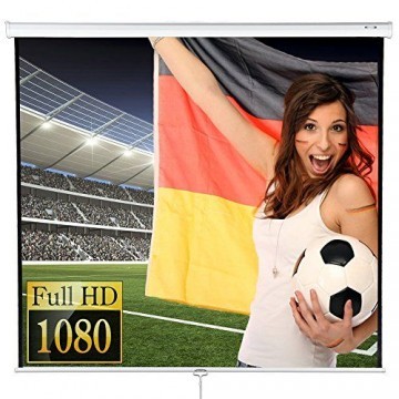 Jago Beamer Leinwand Heimkino 244 x 182cm (Diagonale ca. 120 Zoll / 304 cm) HDTV/3D tauglich -